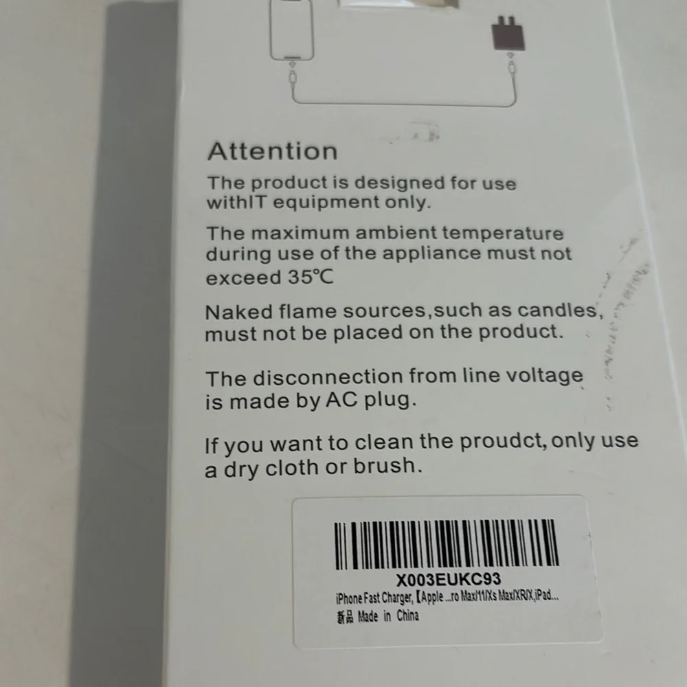 White USB-C Charger and Cable Set